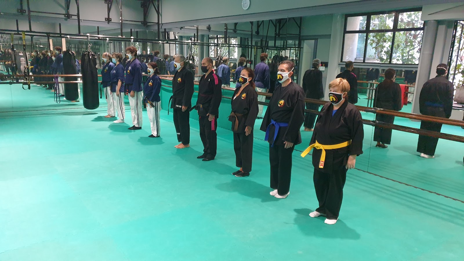 Lezione di karate a Fitness Studio Cadorna